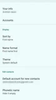 Google Contacts скриншот 7