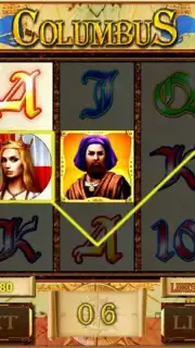 Columbus Deluxe slot скриншот 2