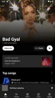 YouTube Music (Android TV) скриншот 1