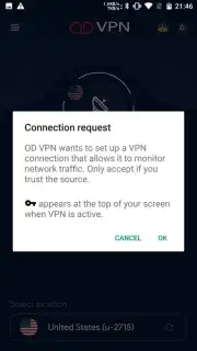 OD VPN скриншот 2