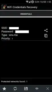 WiFi Credentials Recovery★ROOT скриншот 3