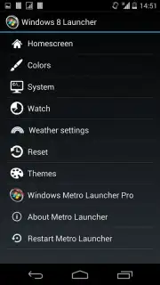 Metro UI Launcher 8.1 скриншот 10