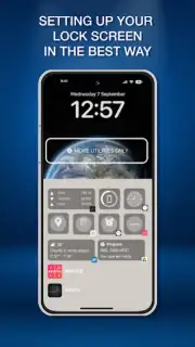 Lock Screen iOS 16 скриншот 5