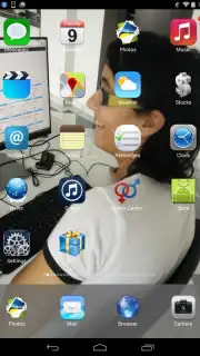 Transparent Screen Launcher скриншот 1