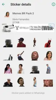 Brazil Funny Memes - Stickers Whatsapp скриншот 2