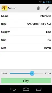 Audio Memos скриншот 5