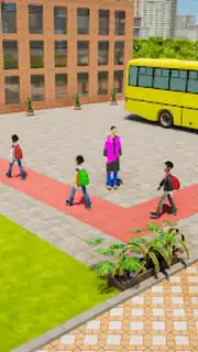 School Bus Driving Games 3D скриншот 9