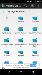 AndroRar Zip and Rar скриншот 1