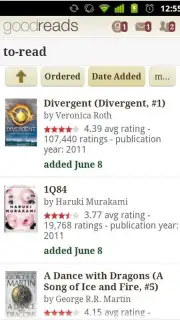 Goodreads скриншот 3