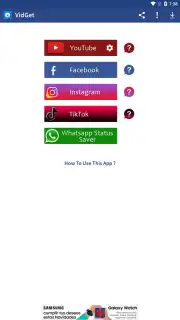 VidGet - YouTube, Insta and TikTok downloader скриншот 1