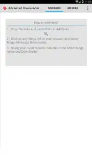 Advanced Downloader for Mega скриншот 2