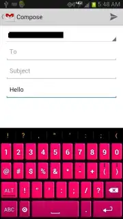 Pink Keyboard скриншот 11