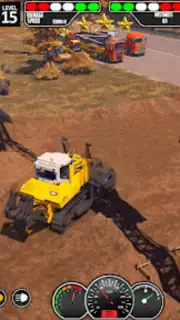 JCB Game Snow Excavator Games скриншот 2