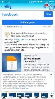 Shinobi Warfare Comunidad скриншот 4