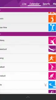 Aplic. resultados Londres 2012 скриншот 2