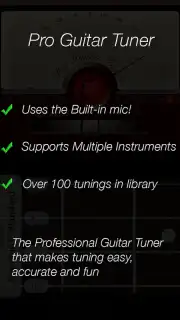 Pro Guitar Tuner скриншот 1
