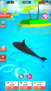 Idle Shark World - Tycoon Game скриншот 3