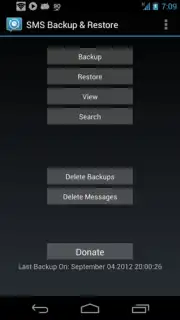 SMS Backup and Restore скриншот 4