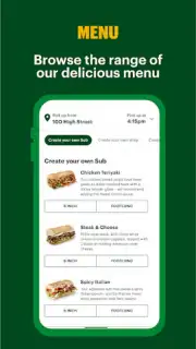 Subway® - Official App скриншот 4