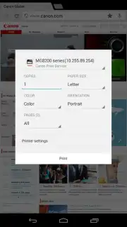 Canon Print Service скриншот 4