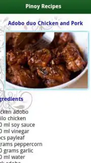 Pinoy Food Recipes скриншот 5