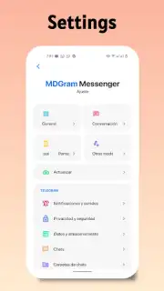 MDGram Messenger скриншот 1