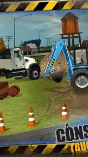 Construction Trucker 3D Sim скриншот 2