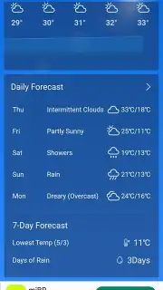 Daily Forecast скриншот 2
