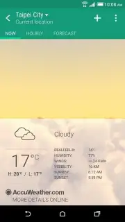 HTC Weather скриншот 3