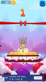 Talking Tom Cake Jump скриншот 2