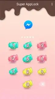 AppLock Theme Candy Sweety скриншот 7