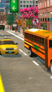 School Bus Driving Games 3D скриншот 5