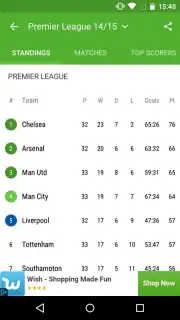SofaScore скриншот 3