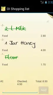 OI Shopping list скриншот 2