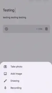 Google Keep скриншот 13