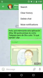 Alloy -free messaging app скриншот 1