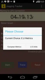 Jogging Tracker скриншот 1