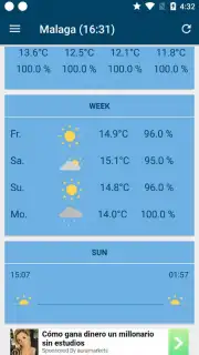 The Weather App скриншот 1