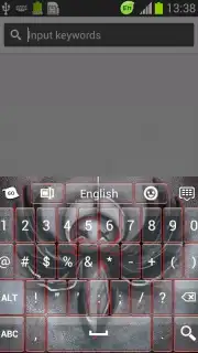 Emo Angel Keyboard скриншот 3