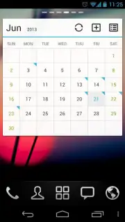GO Calendar Widget скриншот 9