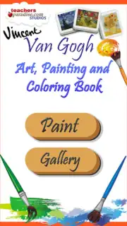 Vincent van Gogh Coloring Book скриншот 11