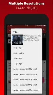 SnobTUBE - Video Audio Downloader скриншот 10
