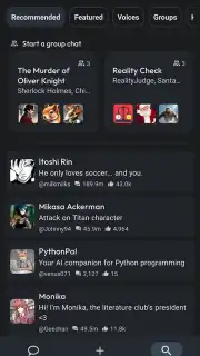 Character AI скриншот 17