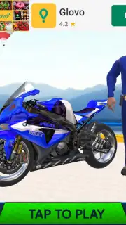 Police Bike Stunts Games скриншот 7