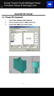Autocad 2007 3D Tutorial скриншот 1