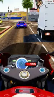 Highway Bike Riding Simulator скриншот 2