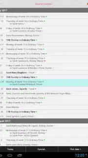 Catholic Calendar from Universalis скриншот 10