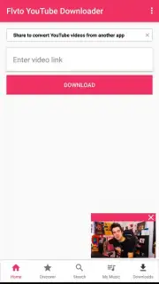 Flvto YouTube Downloader скриншот 1