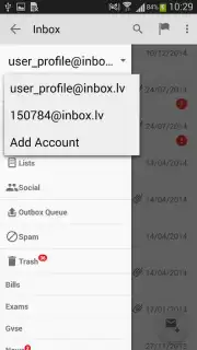 Inbox.lv скриншот 6
