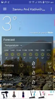 kashmir weather скриншот 2